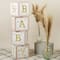 Kate Aspen Boho Rainbow Baby Block Box Set, 4ct.